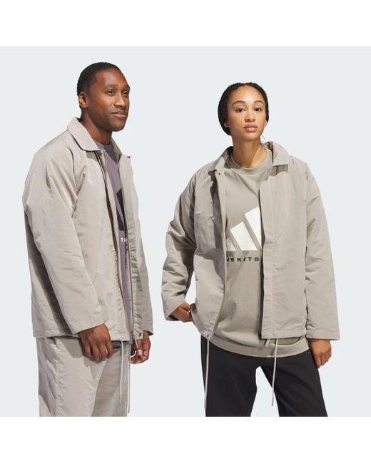 Adidas Multicolor Basketball Coach Jacke – Genderneutral