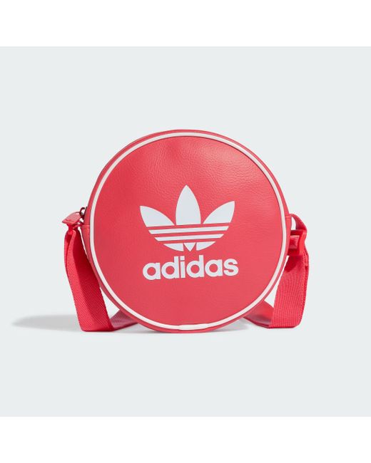 Adidas Red Adicolor Classic Round Bag
