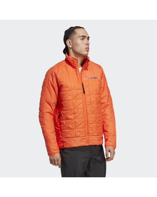 Giacca Terrex Multi Synthetic Insulated di Adidas in Orange da Uomo