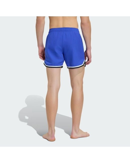 Adidas Blue Logo Swim Short for men