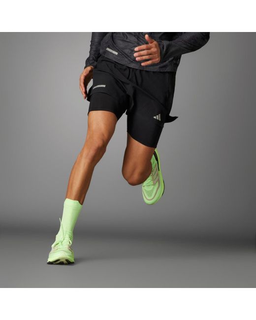 Adidas Black Ultimate 2-in-1 Shorts for men
