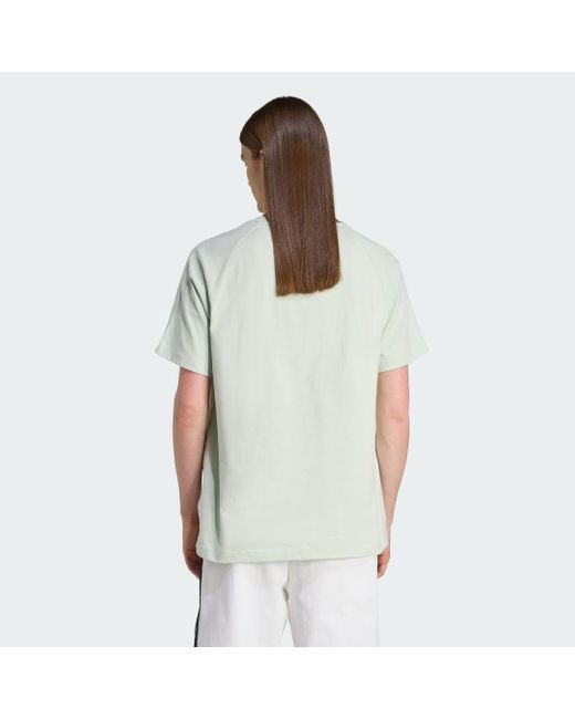 Adidas Green Premium Essentials Tee for men