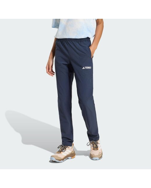 Adidas Blue Multi Essentials Stretch Joggers
