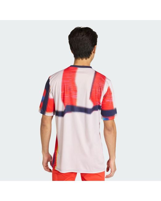 Adidas Originals Red Fc Bayern Ss26 Pre-Match Jersey for men