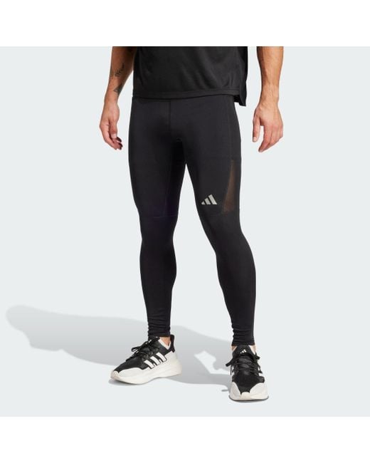 Adidas Black Run It Leggings for men