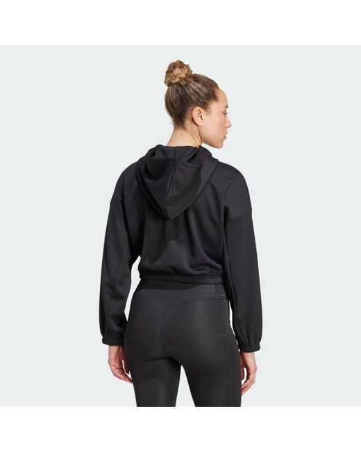 Adidas Black Yoga Cover-Up