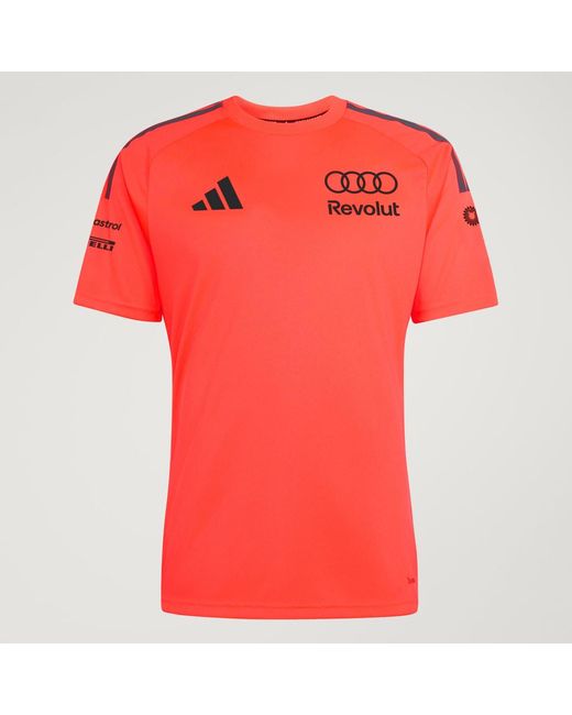 Adidas Red Audi Revolut F1 Team Set Up Jersey for men