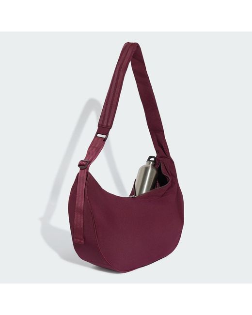 Adidas Purple Everyday Icons Crossbody Bag Half Moon
