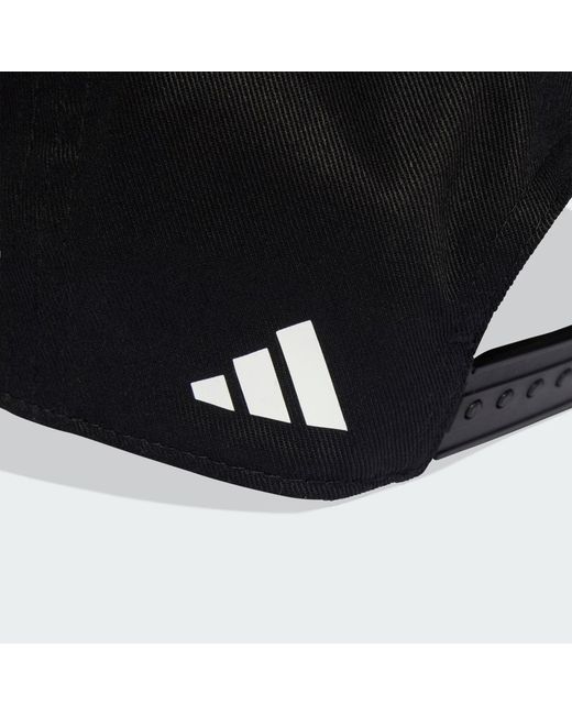 Adidas Black Linear Baseball Cap