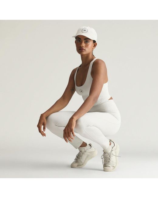 Adidas White By Stella Mccartney Yoga Croptop