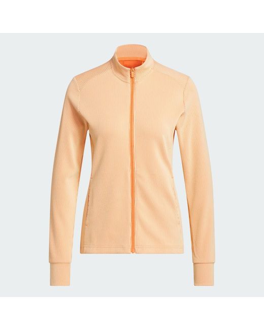 Giacca Full Zip Performance Texture di Adidas in White