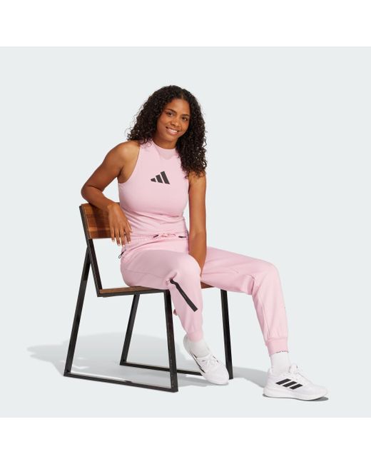 Pantalón Z.N.E Adidas de color Pink
