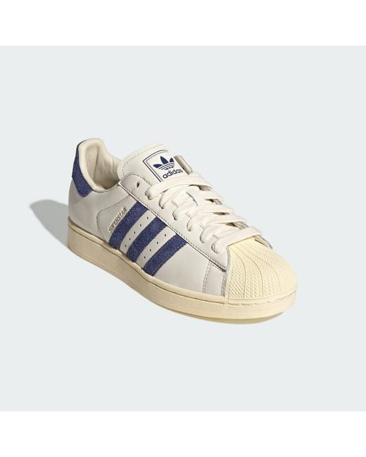 Adidas Blue Superstar Ii Shoes