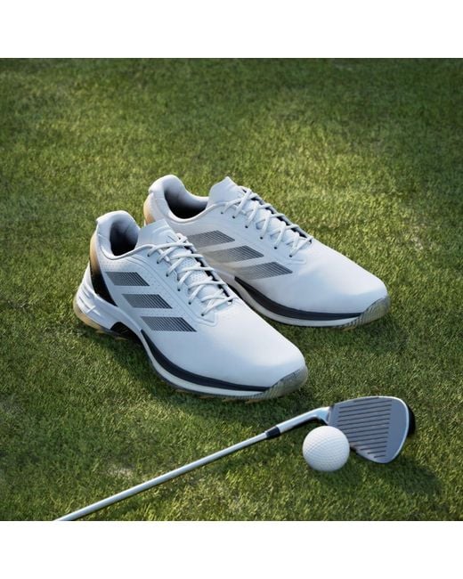 Adidas White Adizero Zg Spikeless Golf Shoes for men