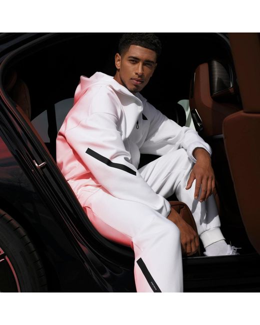 Adidas White Z.N.E. Tracksuit Bottoms for men