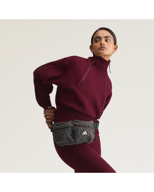 Adidas Red By Stella Mccartney Bumbag Fleece