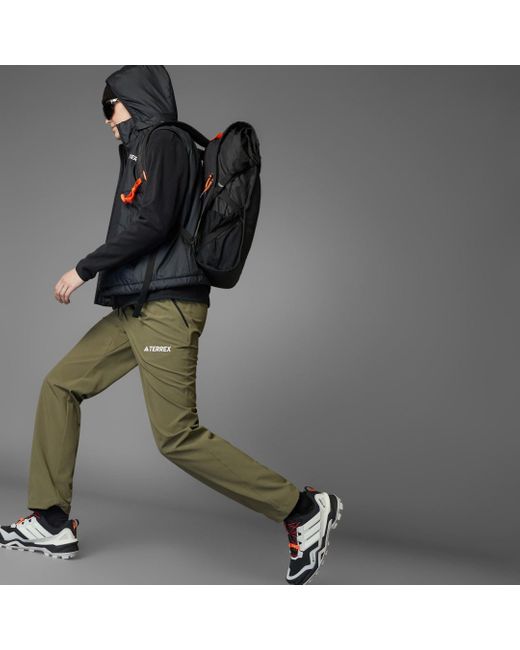 Adidas Gray Terrex Multi Climawarm Insulated Hooded Vest