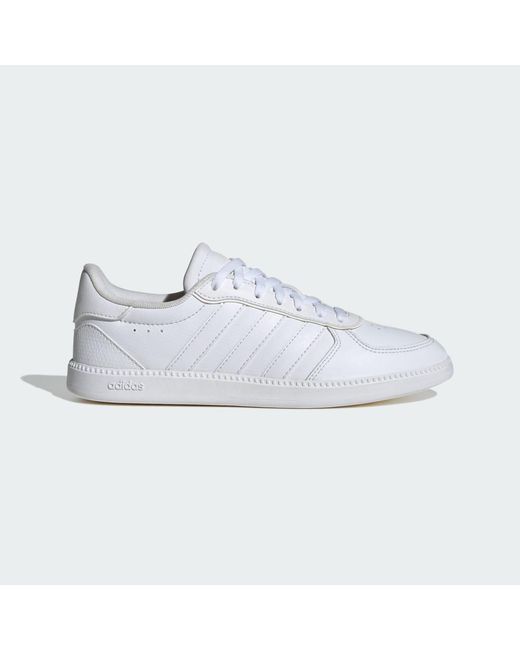 Adidas White Breaknet Low-Top Trainers