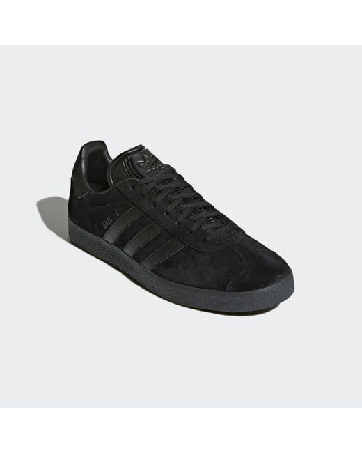 Adidas Black Gazelle Shoes