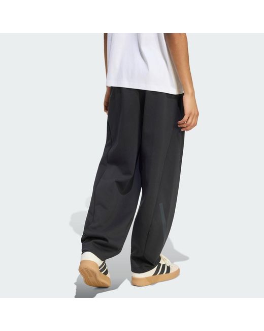 Adidas Black Z.N.E. Open Hem Pant for men