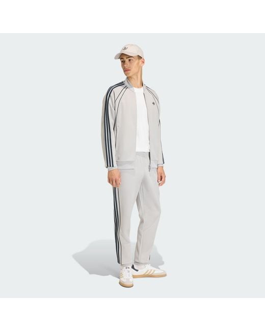 Adidas Gray Sst 2.0 Adicolor Tracktop for men