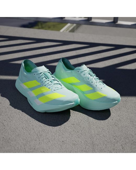 Adidas Yellow Adizero Adios Pro 4 Shoes