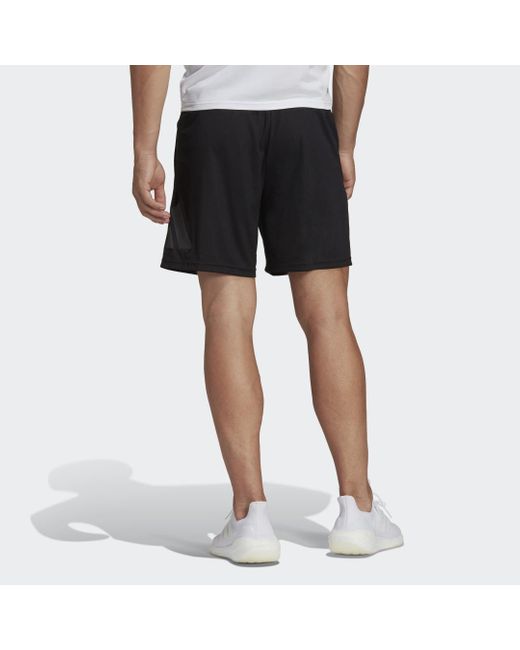 Short da allenamento Train Essentials Logo di Adidas in Black da Uomo