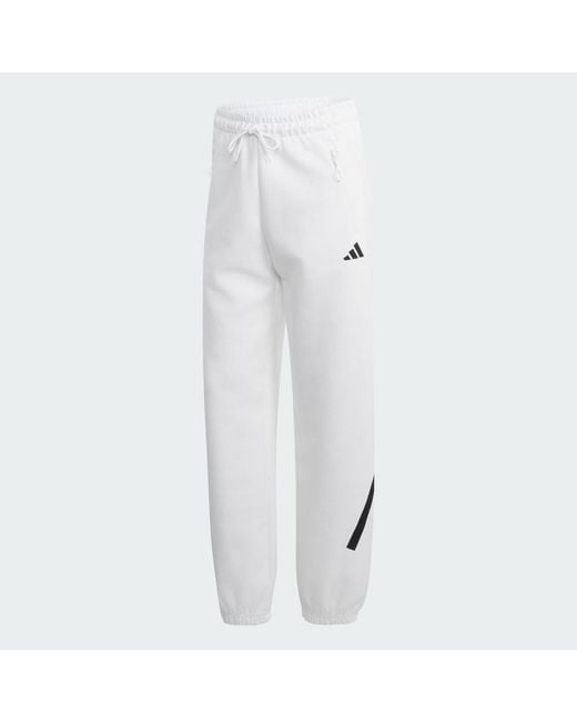Adidas White Z.N.E. Pant