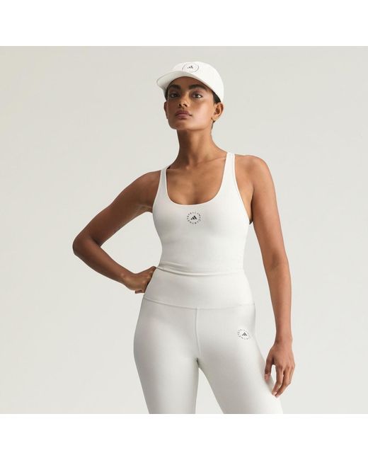 Adidas White By Stella Mccartney Yoga Croptop