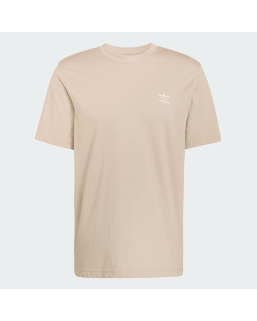 Adidas Natural Trefoil Essentials Tee for men
