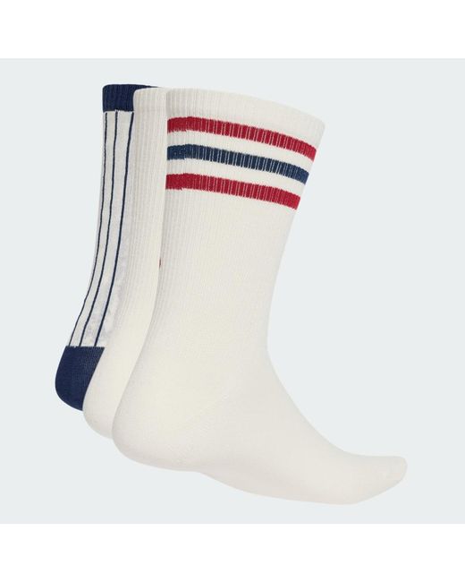 Adidas Multicolor Retro Sport Crew Socks 2 Pairs