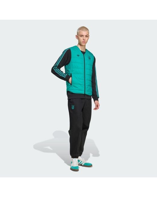 Adidas Blue Liverpool Fc Terrace Icons Vest for men