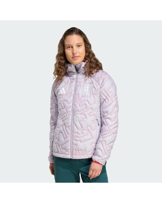 Adidas Purple Team D Primaloft Jacke