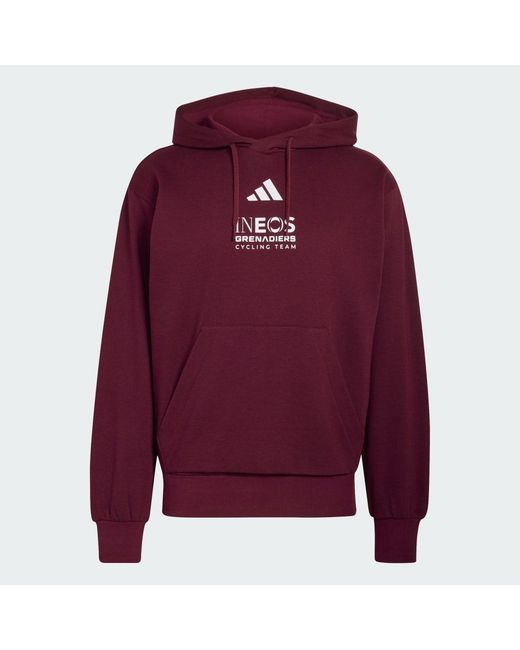 Adidas Purple Essentials Fleece Hoodie Ineos Grenadiers for men