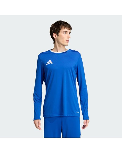 Adidas Blue Entrada26 Long Sleeve Jersey for men