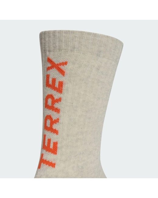 Adidas Orange Terrex Multi 3 Pack Socks
