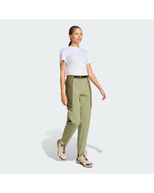 Adidas Green Terrex Xperior Utilitas Clima365 Zip-Off Tracksuit Bottoms
