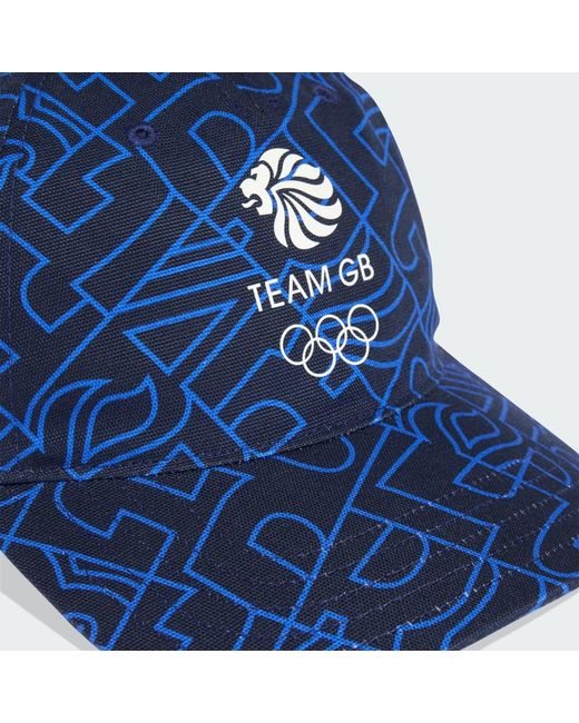 Adidas Blue Team Gb Gfx Cap