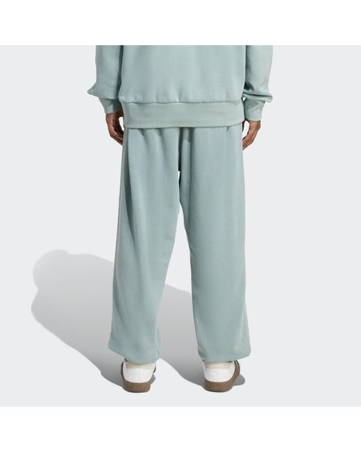 Adidas Blue All Szn French Terry Washed Loose Joggers for men