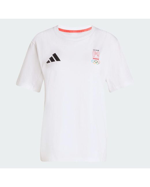 Adidas White Poc Milano T-Shirt