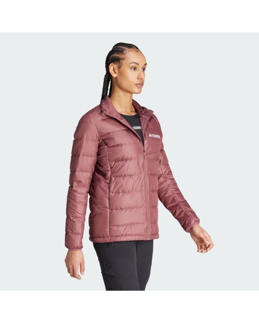 Adidas Red Terrex Multi Light Down Jacket