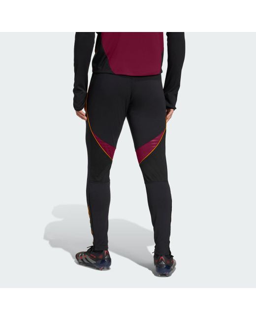 Adidas Black As Roma Tiro 25 Competition Training Pants for men