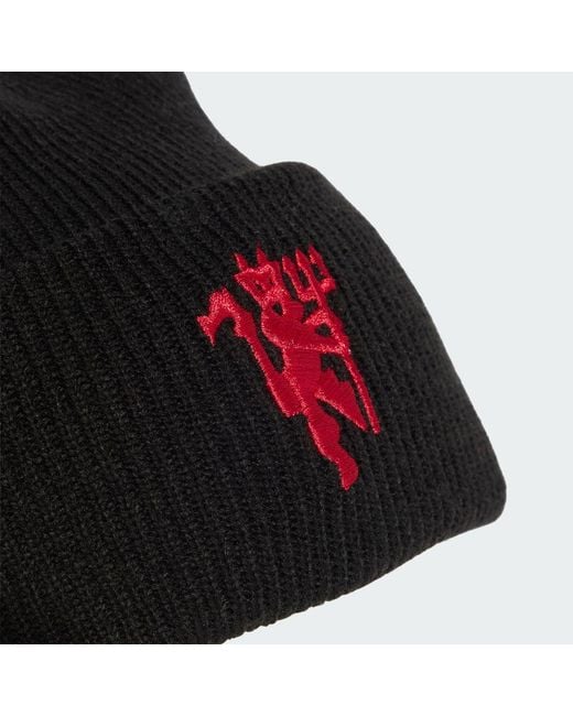 Adidas Black Manchester United Woolie Hat