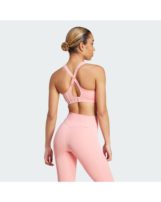 Adidas Pink Tlrd Impact Training High-Support Bra