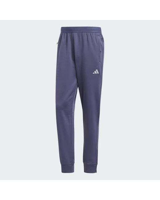 Pantaloni Da Allenamento Game And Go 3 Bar Logo di Adidas Originals in Blue da Uomo