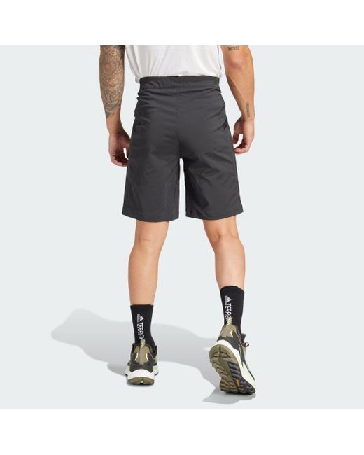 Adidas Gray Terrex Xperior Mid Shorts for men