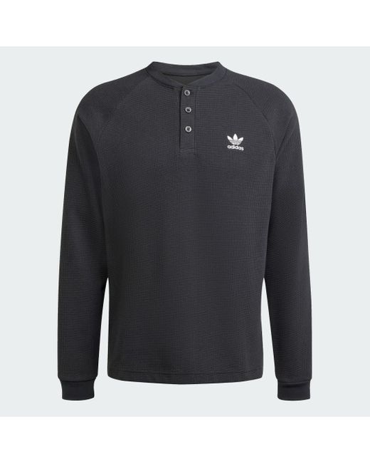 Camiseta Trefoil Essentials Adidas de hombre de color Black