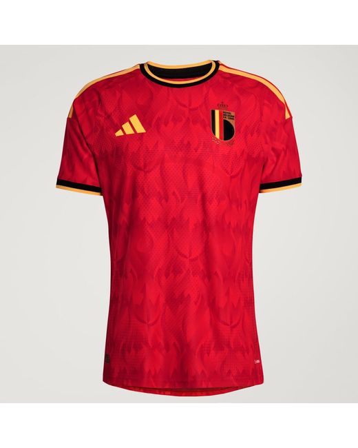 Adidas Red Belgium 26 Home Authentic Jersey for men