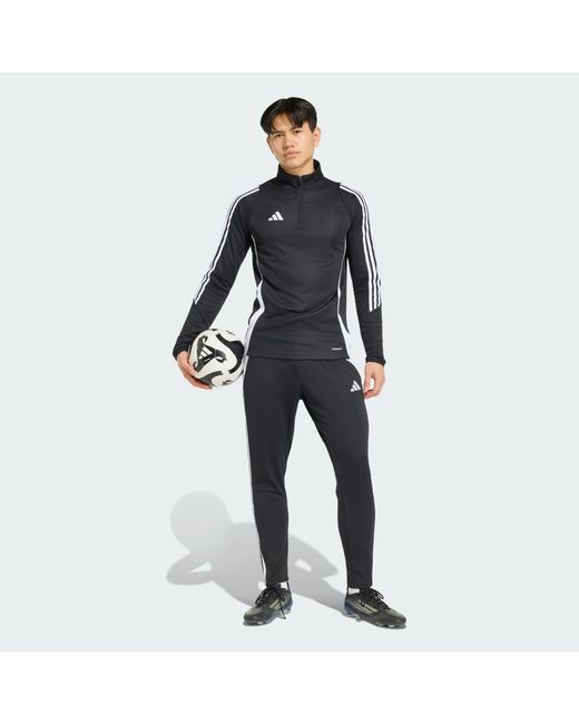 Adidas Originals Black Tiro 24 Slim Training Tracksuit Bottoms for men