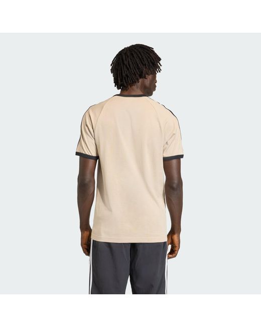 Adidas Natural 3-Stripes T-Shirt for men